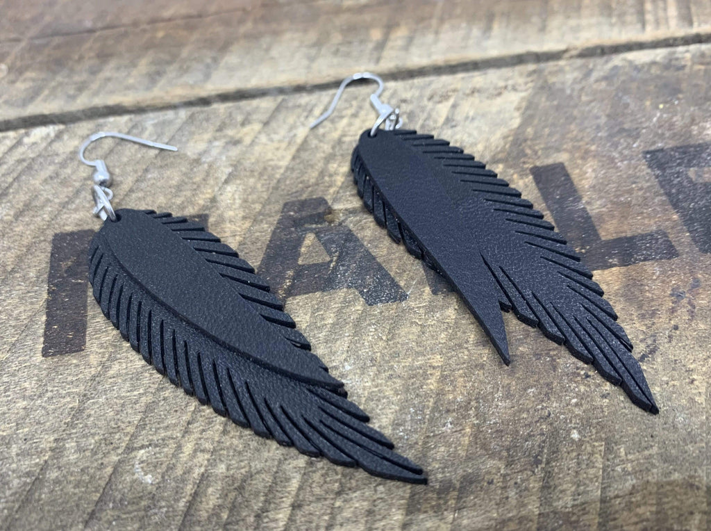 "Double Feather" Earrings - Mapleton Road