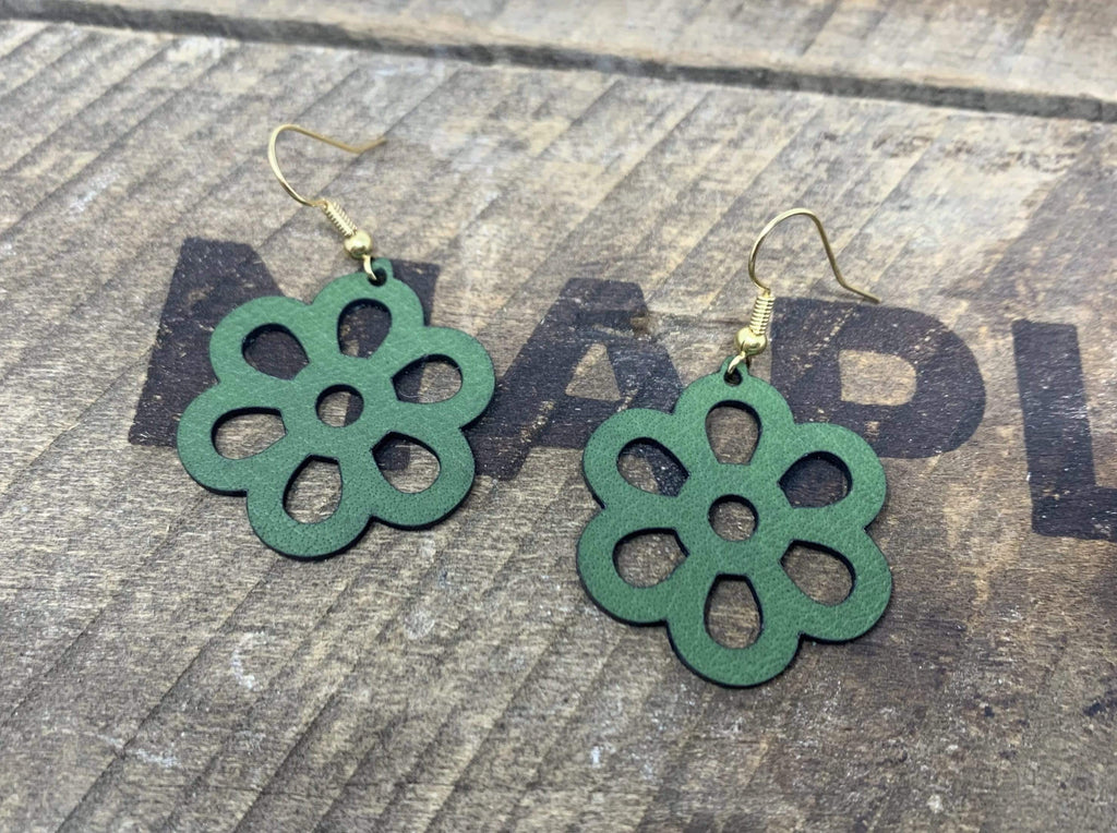 "Flower D" Earrings - Mapleton Road