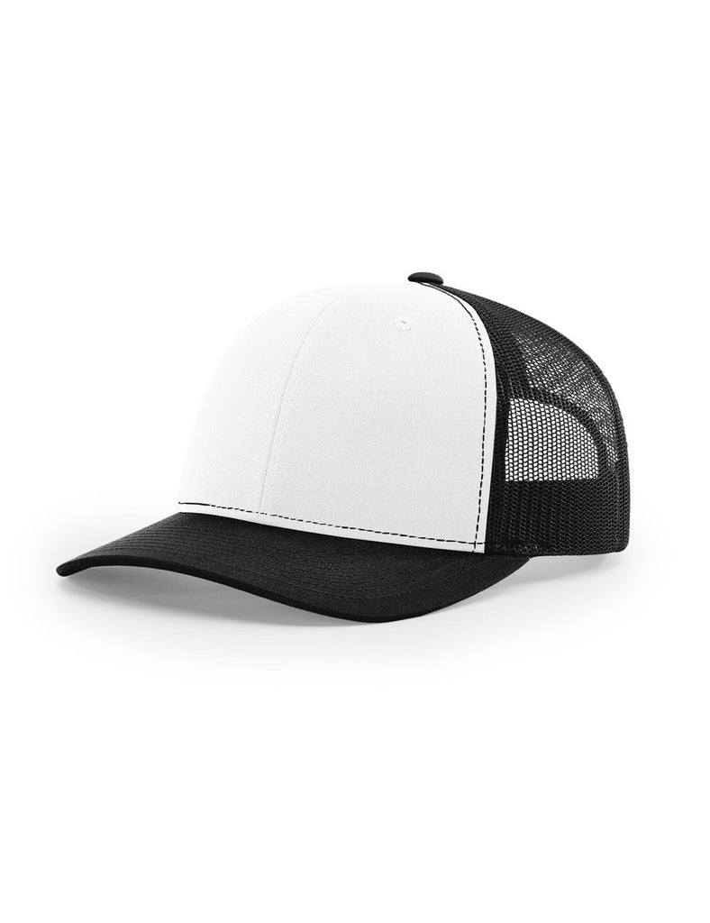 Custom Leather Patch Trucker Hat / Richardson 112 Snapback - Mapleton Road